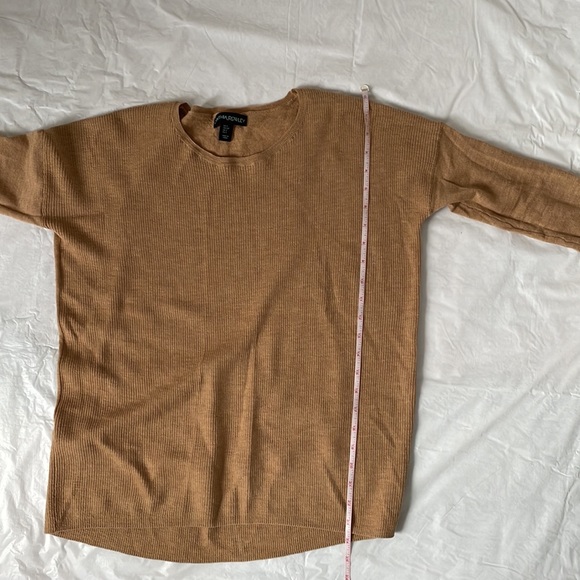 CYNTHIA ROWLEY Sweater with Long Sleeve Color-Light Brown Size- Small NWOT - Picture 9 of 12